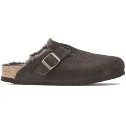 Online Birkenstock Boston En Fourrure D'Agneau Mocha