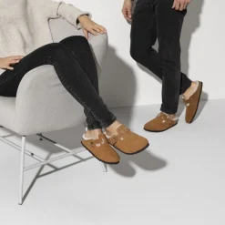 Online Birkenstock Boston En Fourrure D'Agneau Mink
