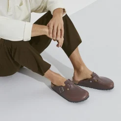 Clearance Birkenstock Boston Grip Vintage Wood Roast