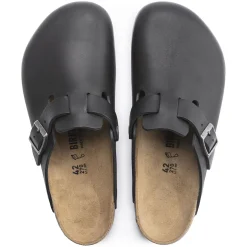 Discount Birkenstock Boston Grip Vintage Wood Black
