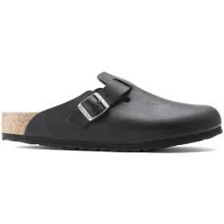 Discount Birkenstock Boston Grip Vintage Wood Black