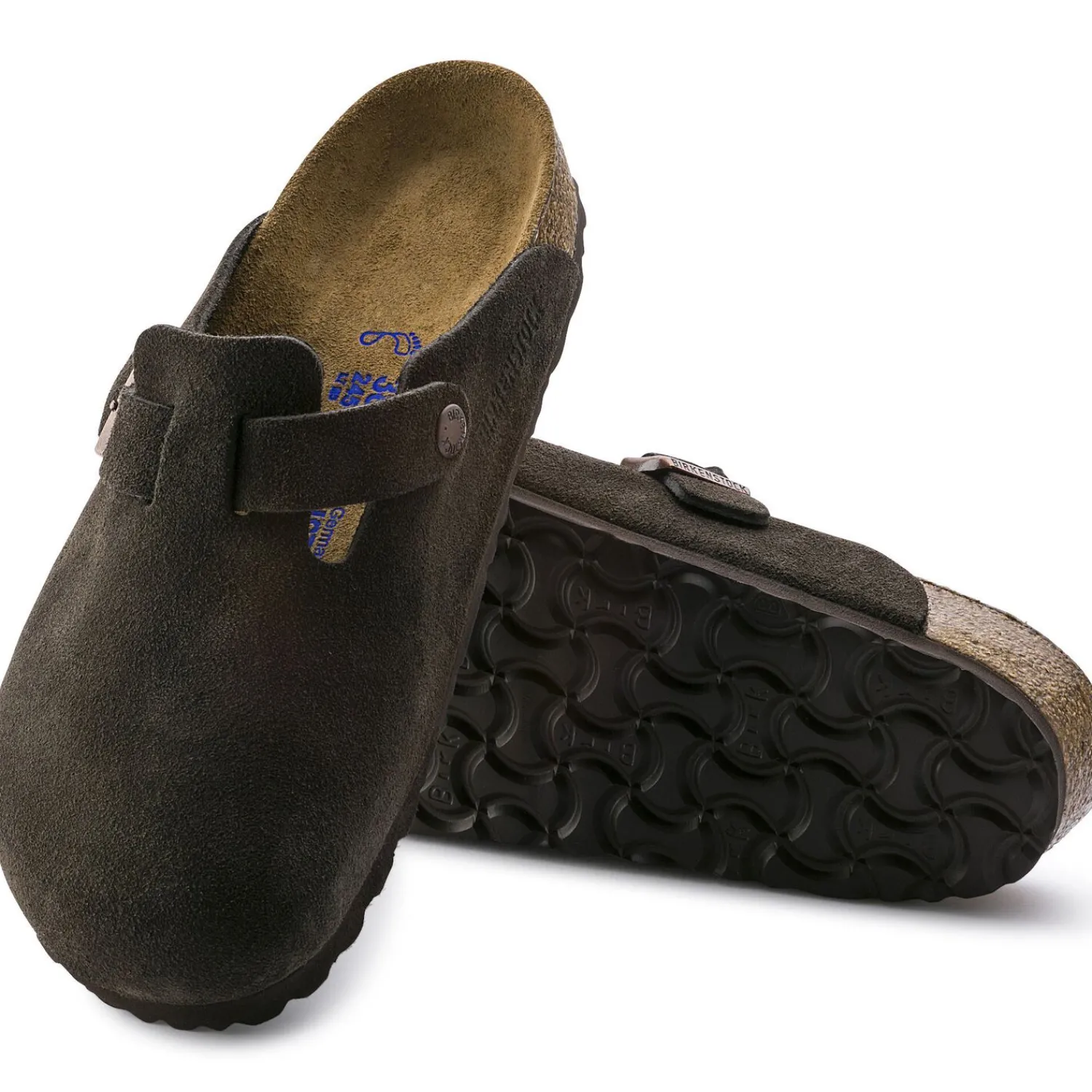 Cheap Birkenstock Boston Lit De Pied Souple Mocha