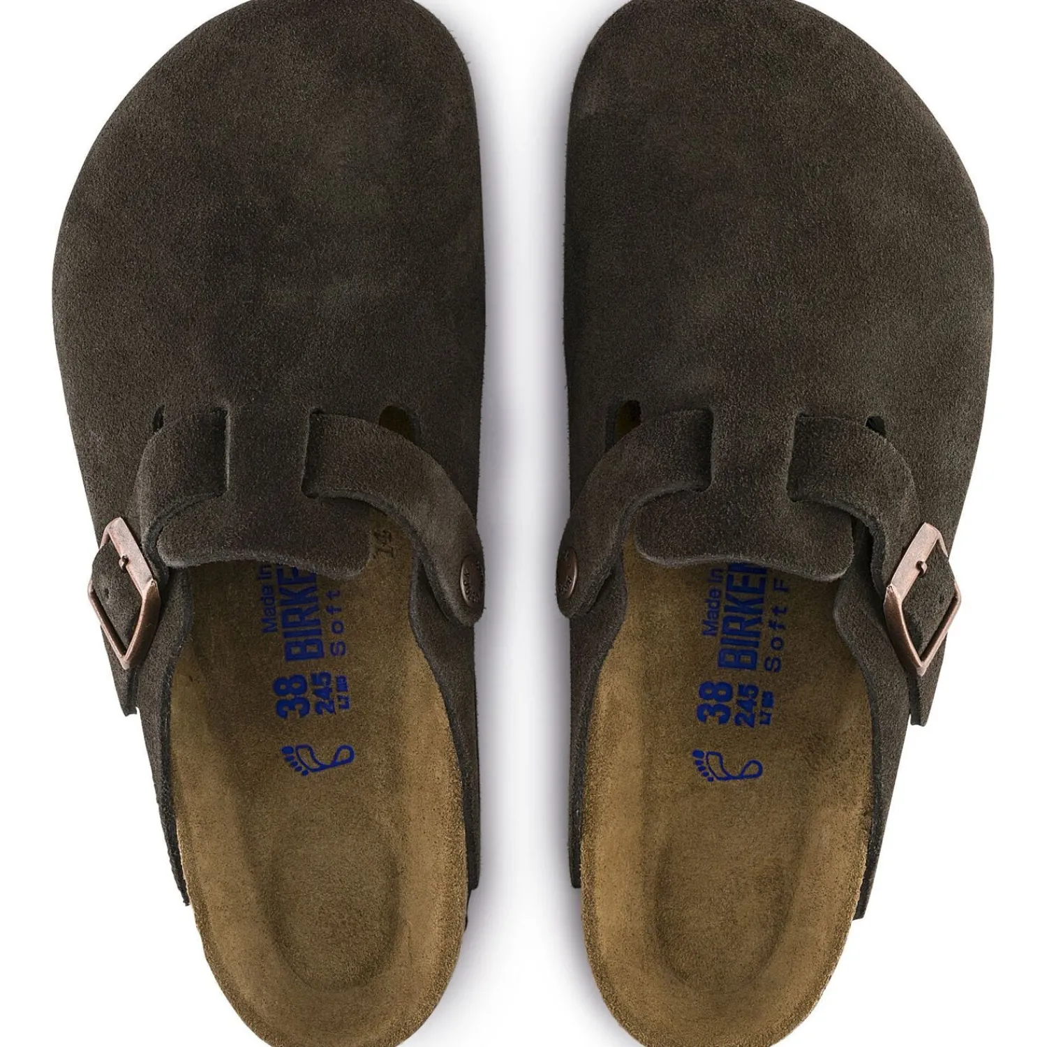 Cheap Birkenstock Boston Lit De Pied Souple Mocha