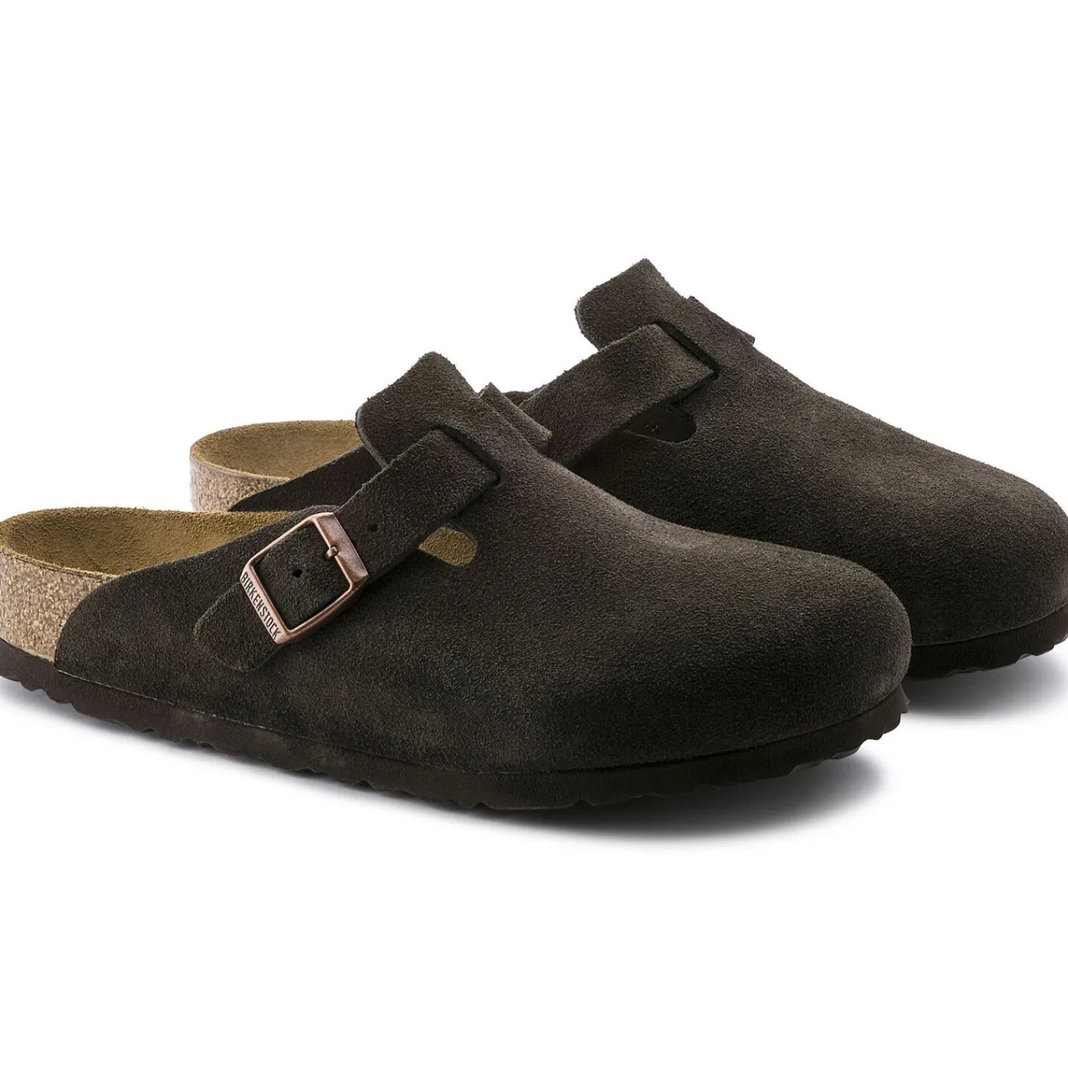 Cheap Birkenstock Boston Lit De Pied Souple Mocha