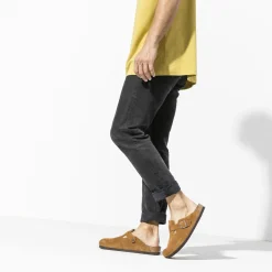 Sale Birkenstock Boston Lit De Pied Souple Mink