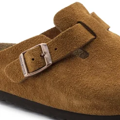 Sale Birkenstock Boston Lit De Pied Souple Mink