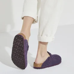 New Birkenstock Boston Lit De Pied Souple Wine