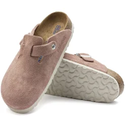 Hot Birkenstock Boston Lit De Pied Souple Pink Clay