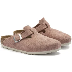 Hot Birkenstock Boston Lit De Pied Souple Pink Clay