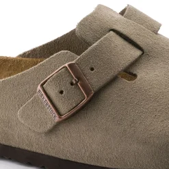 Cheap Birkenstock Boston Lit De Pied Souple Taupe