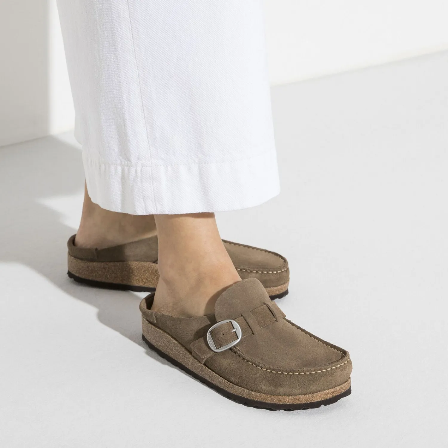 Online Birkenstock Buckley Gray Taupe