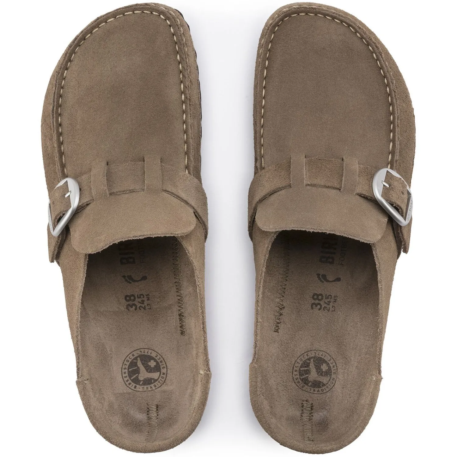 Online Birkenstock Buckley Gray Taupe