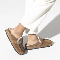 Best Birkenstock Buckley En Fourrure D'Agneau Tea