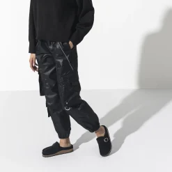 Fashion Birkenstock Buckley En Fourrure D'Agneau Black