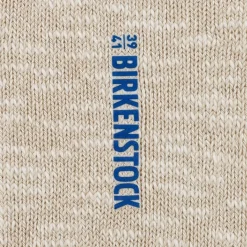 Outlet Birkenstock Chaussettes En Coton Flamme Homme Beige/White