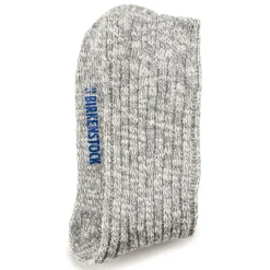 New Birkenstock Chaussettes En Coton Flamme Homme Gray/White