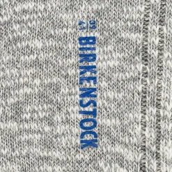 Clearance Birkenstock Chaussettes En Coton Flamme Femme Gray/White