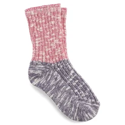Cheap Birkenstock Chaussettes En Coton Flamme Enfant Desert Rose