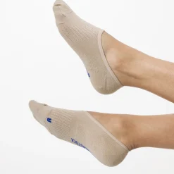 Store Birkenstock Chaussettes Invisibles En Coton Bio Femme Beige