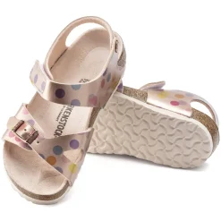 Cheap Birkenstock Colorado Kids Electric Metallic Dots Copper