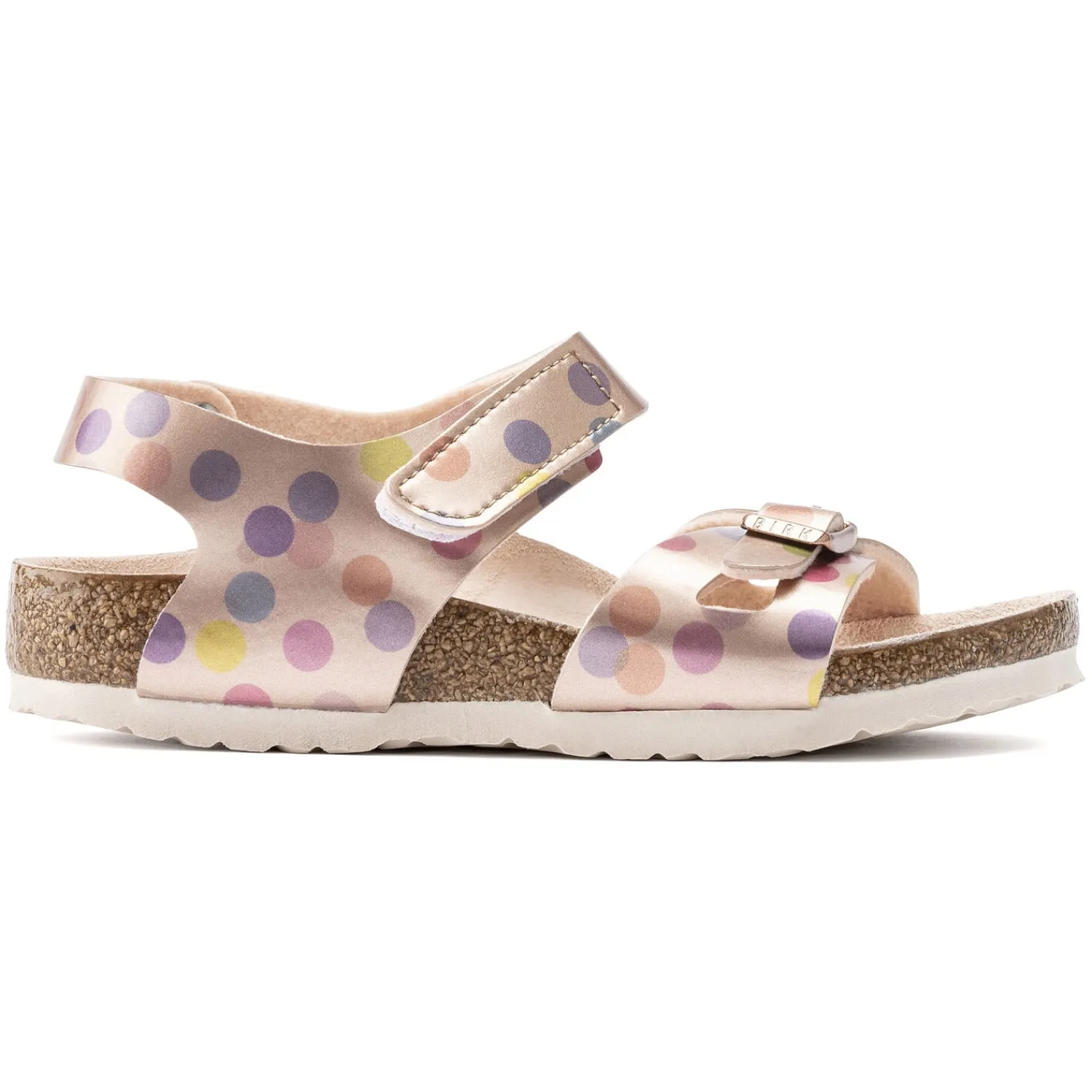 Cheap Birkenstock Colorado Kids Electric Metallic Dots Copper