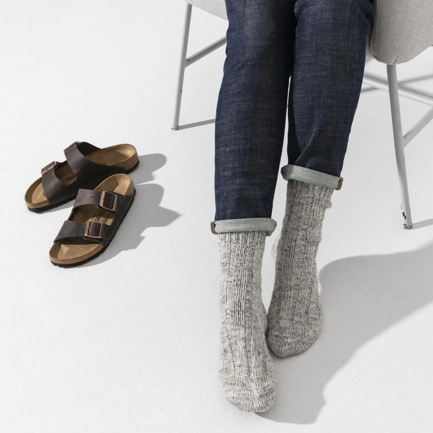 Cheap Birkenstock Cotton Twist Femme Light Grey