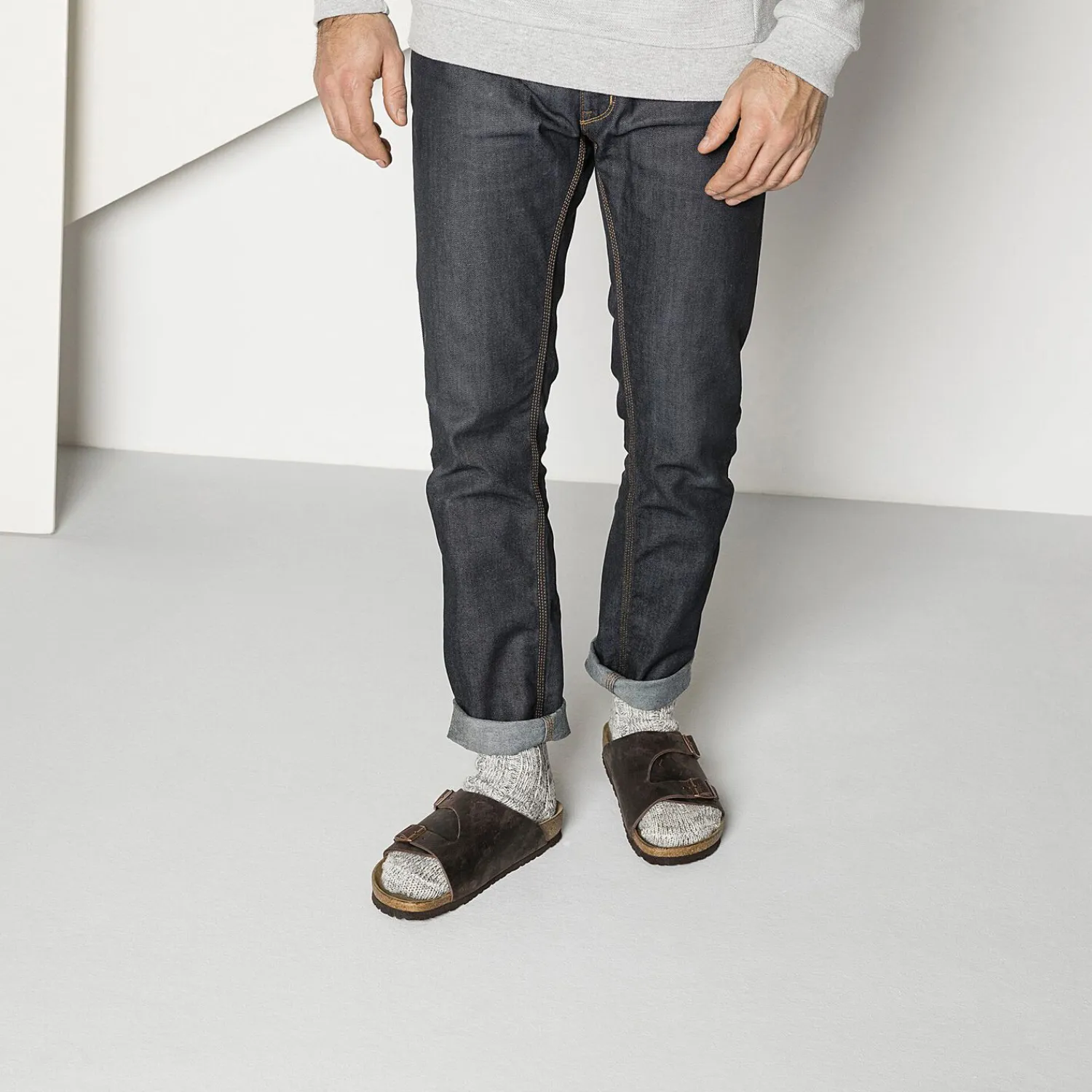Store Birkenstock Cotton Twist Homme Grey