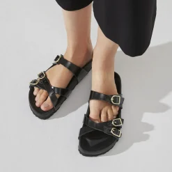 Sale Birkenstock Franca High Shine Black