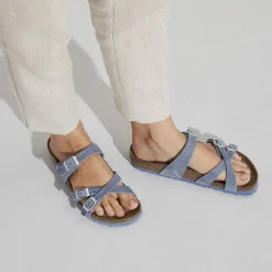 Online Birkenstock Franca Dusty Blue
