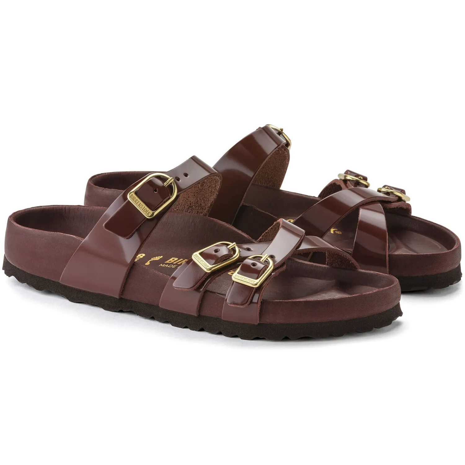 Outlet Birkenstock Franca High Shine Chocolate
