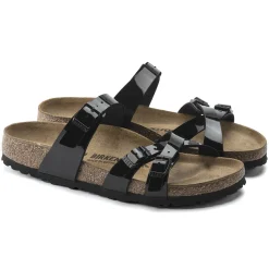 Online Birkenstock Franca Patent Black