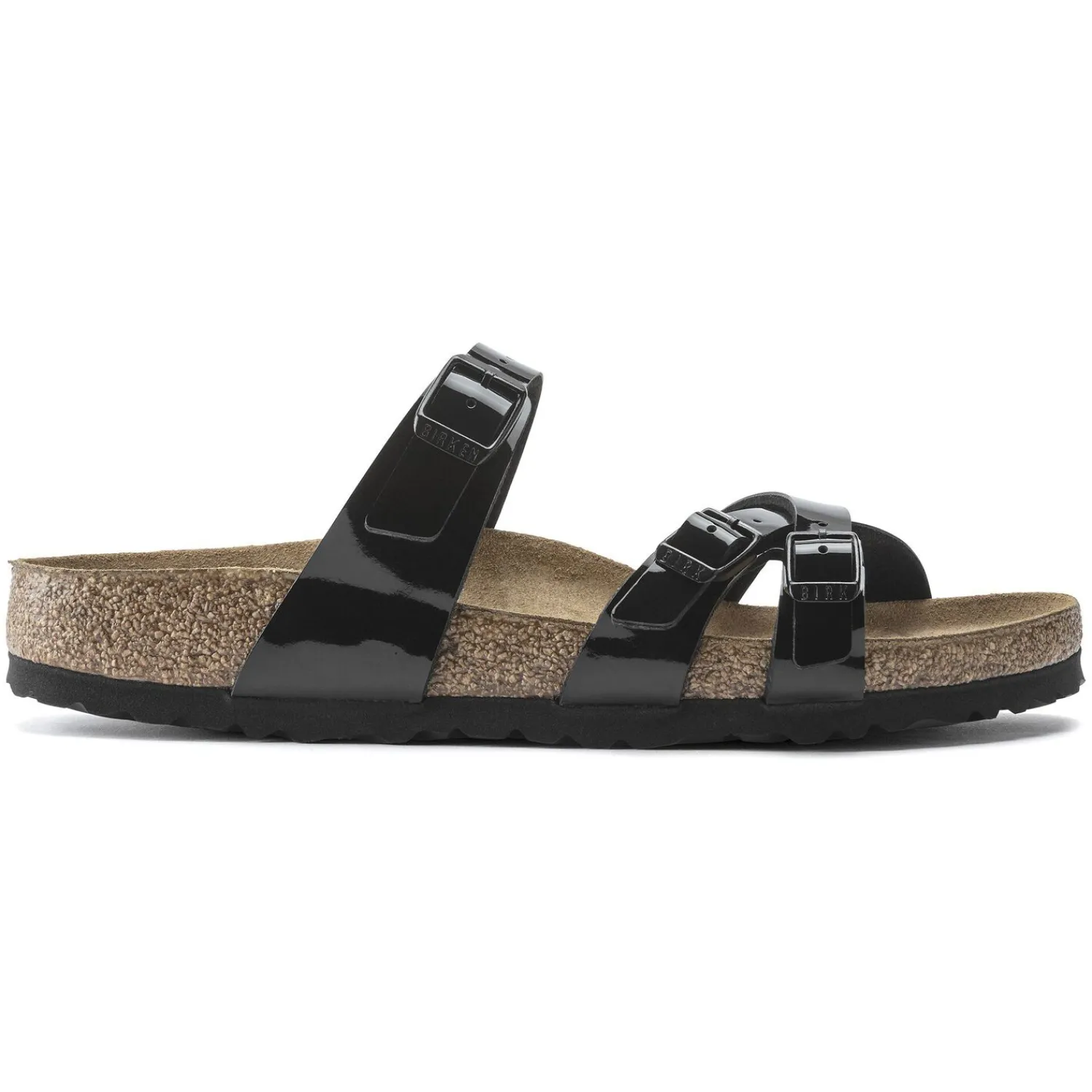 Online Birkenstock Franca Patent Black
