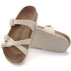 Sale Birkenstock Franca Vegan Canvas Eggshell