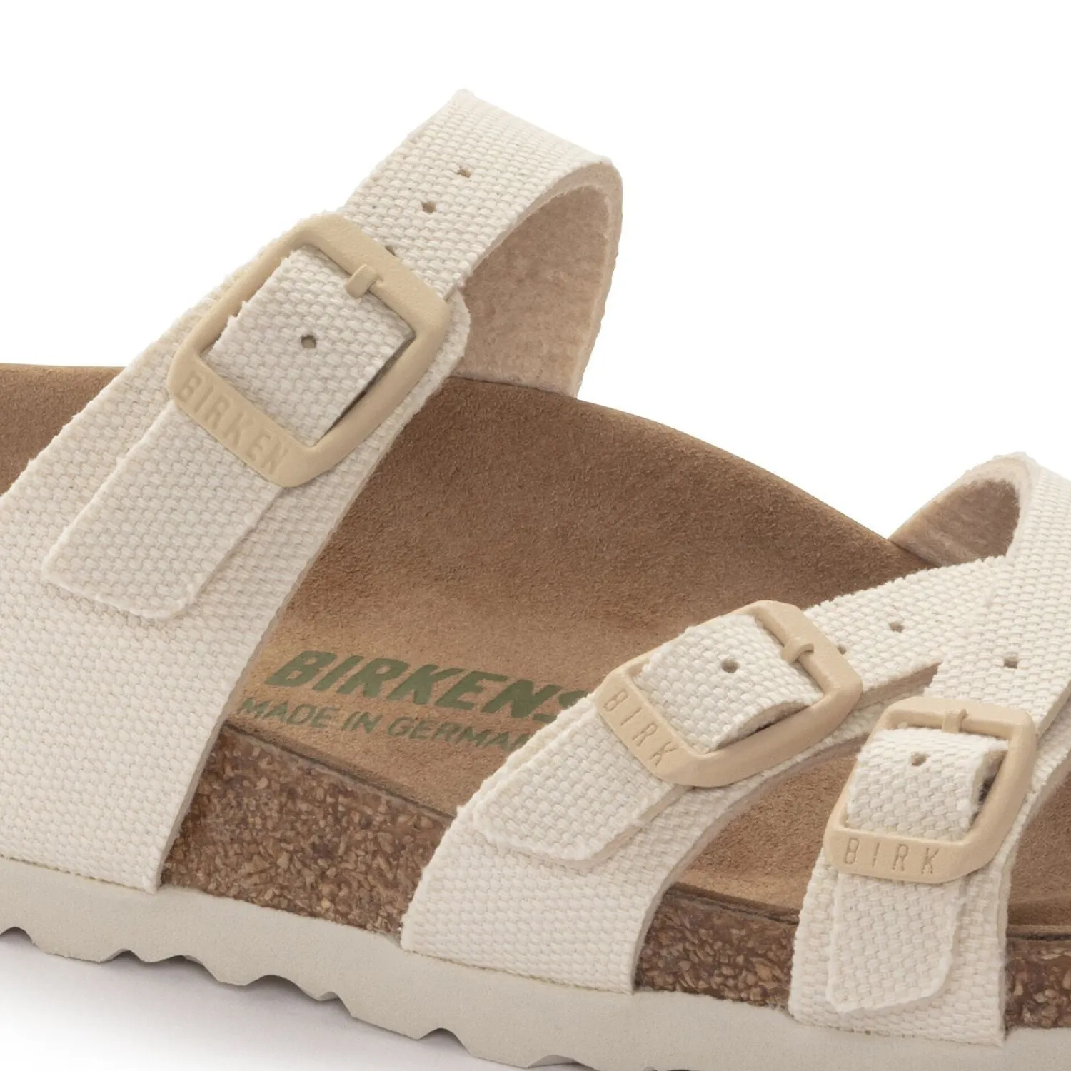 Sale Birkenstock Franca Vegan Canvas Eggshell