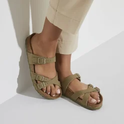 Sale Birkenstock Franca Vegan Faded Khaki