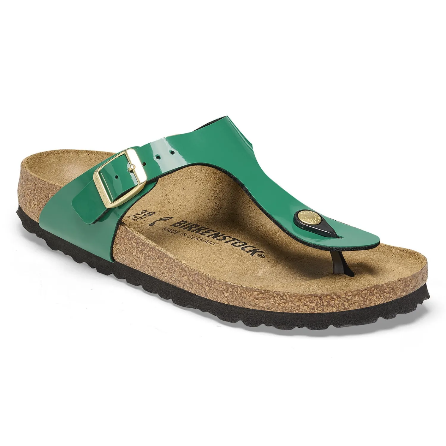 Fashion Birkenstock Gizeh Patent Digital Green