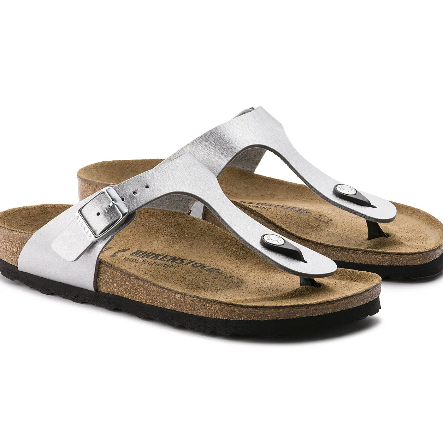 Cheap Birkenstock Gizeh Silver