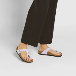 Hot Birkenstock Gizeh Soft Birki Vegan Purple Fog
