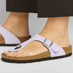 Hot Birkenstock Gizeh Soft Birki Vegan Purple Fog
