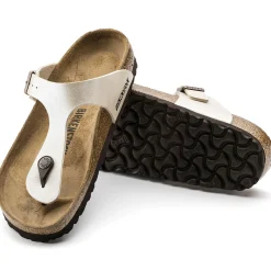 Shop Birkenstock Gizeh Graceful Pearl White