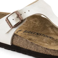 Shop Birkenstock Gizeh Graceful Pearl White