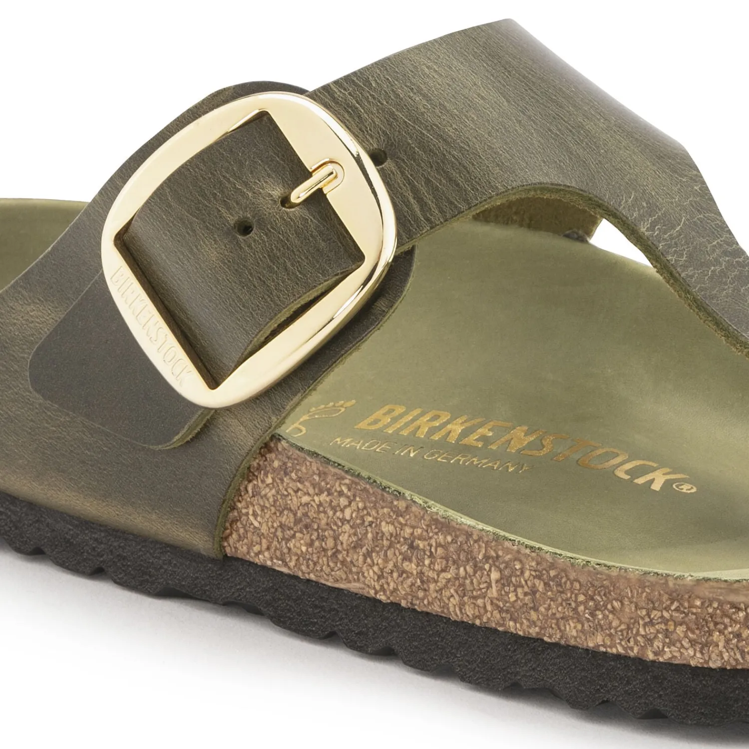 Best Sale Birkenstock Gizeh Big Buckle Olive Green