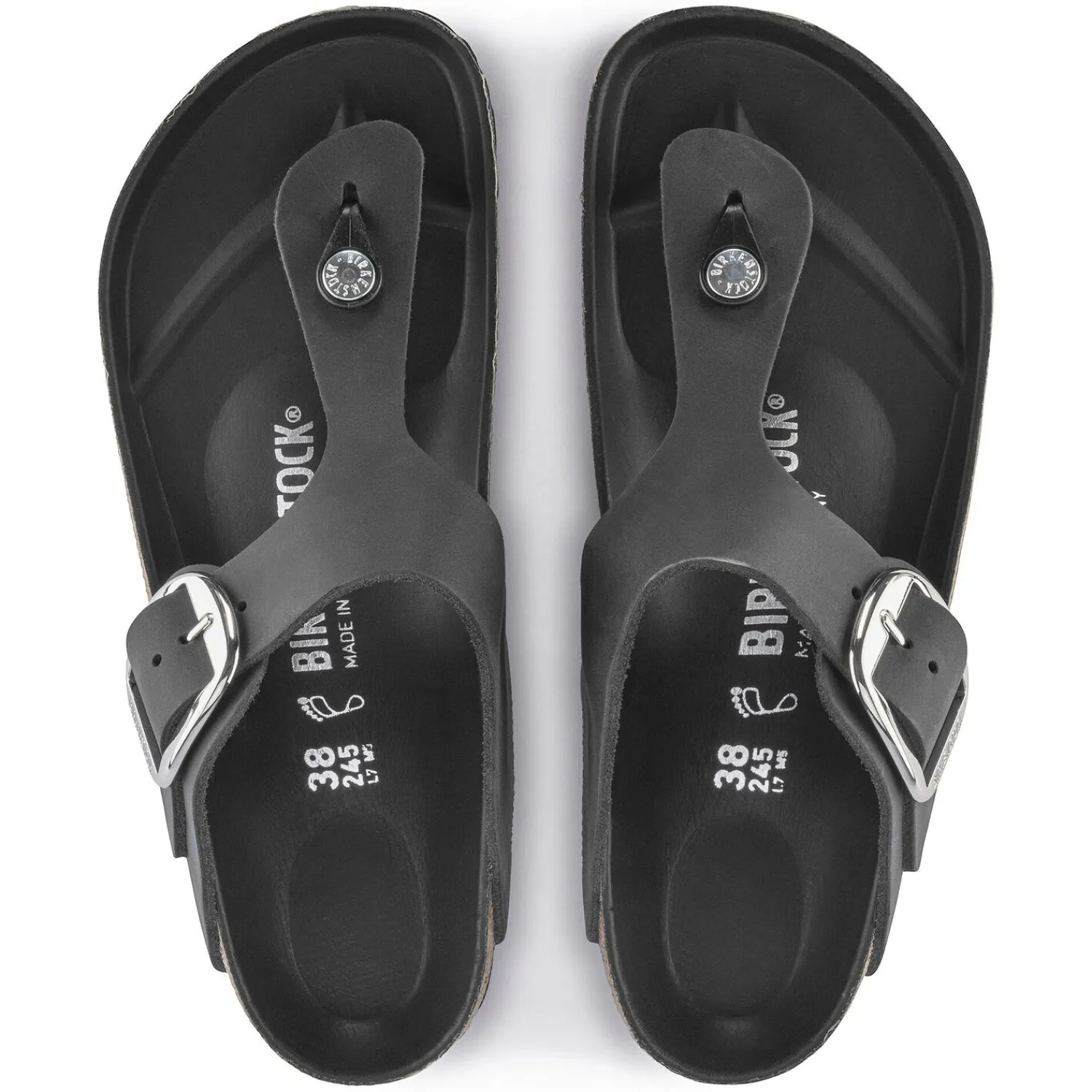 Clearance Birkenstock Gizeh Big Buckle Black