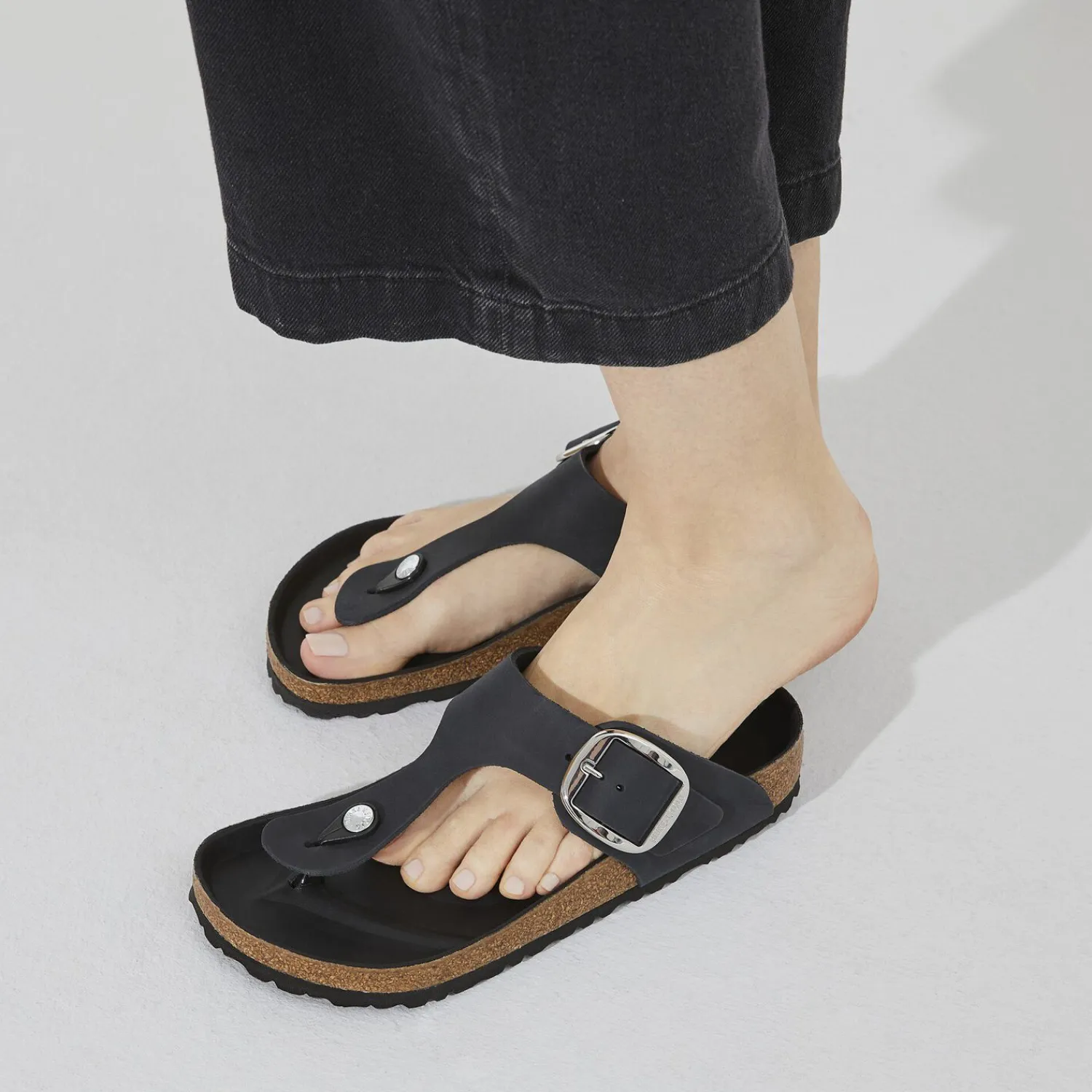 Clearance Birkenstock Gizeh Big Buckle Black