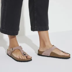 Hot Birkenstock Gizeh Lit De Pied Souple Old Rose