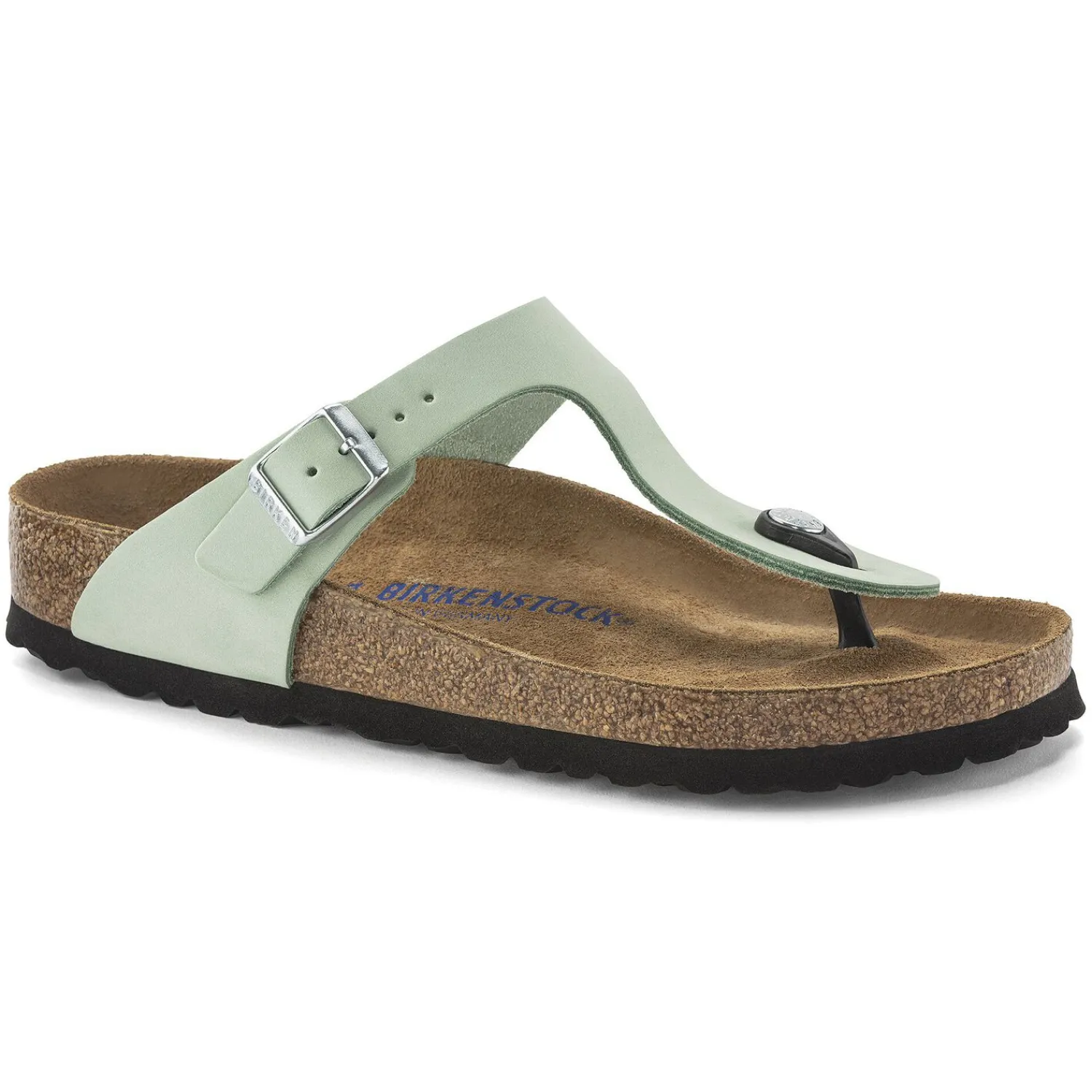 Sale Birkenstock Gizeh Lit De Pied Souple Matcha