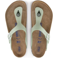 Sale Birkenstock Gizeh Lit De Pied Souple Matcha