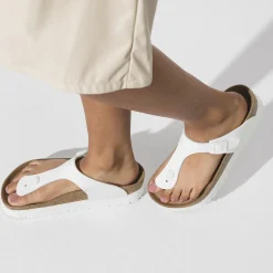 Discount Birkenstock Gizeh Platform Vegan White