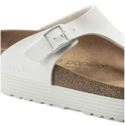 Discount Birkenstock Gizeh Platform Vegan White