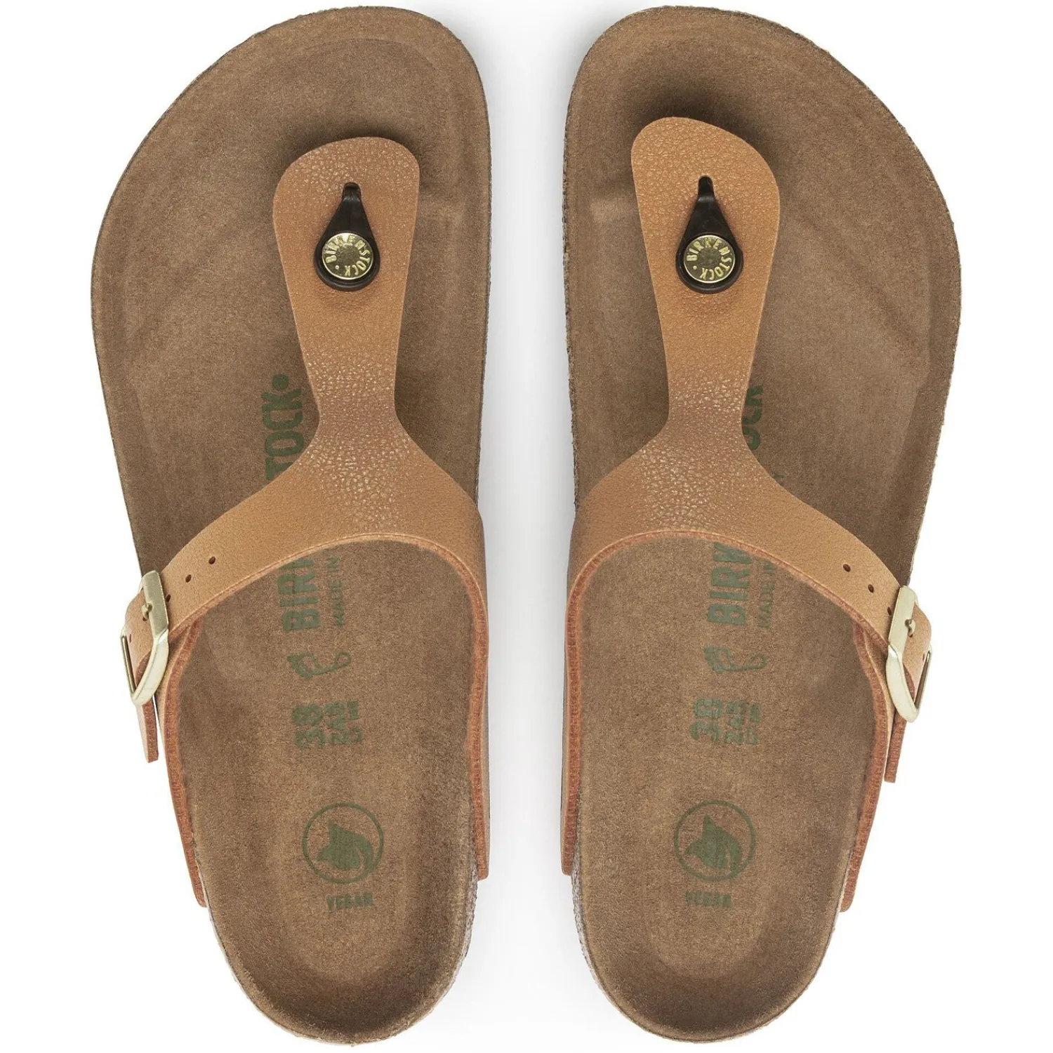 Shop Birkenstock Gizeh Vegan Pecan
